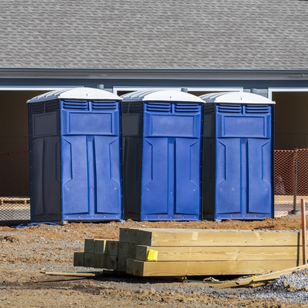 do you offer hand sanitizer dispensers inside the portable toilets in Alpine